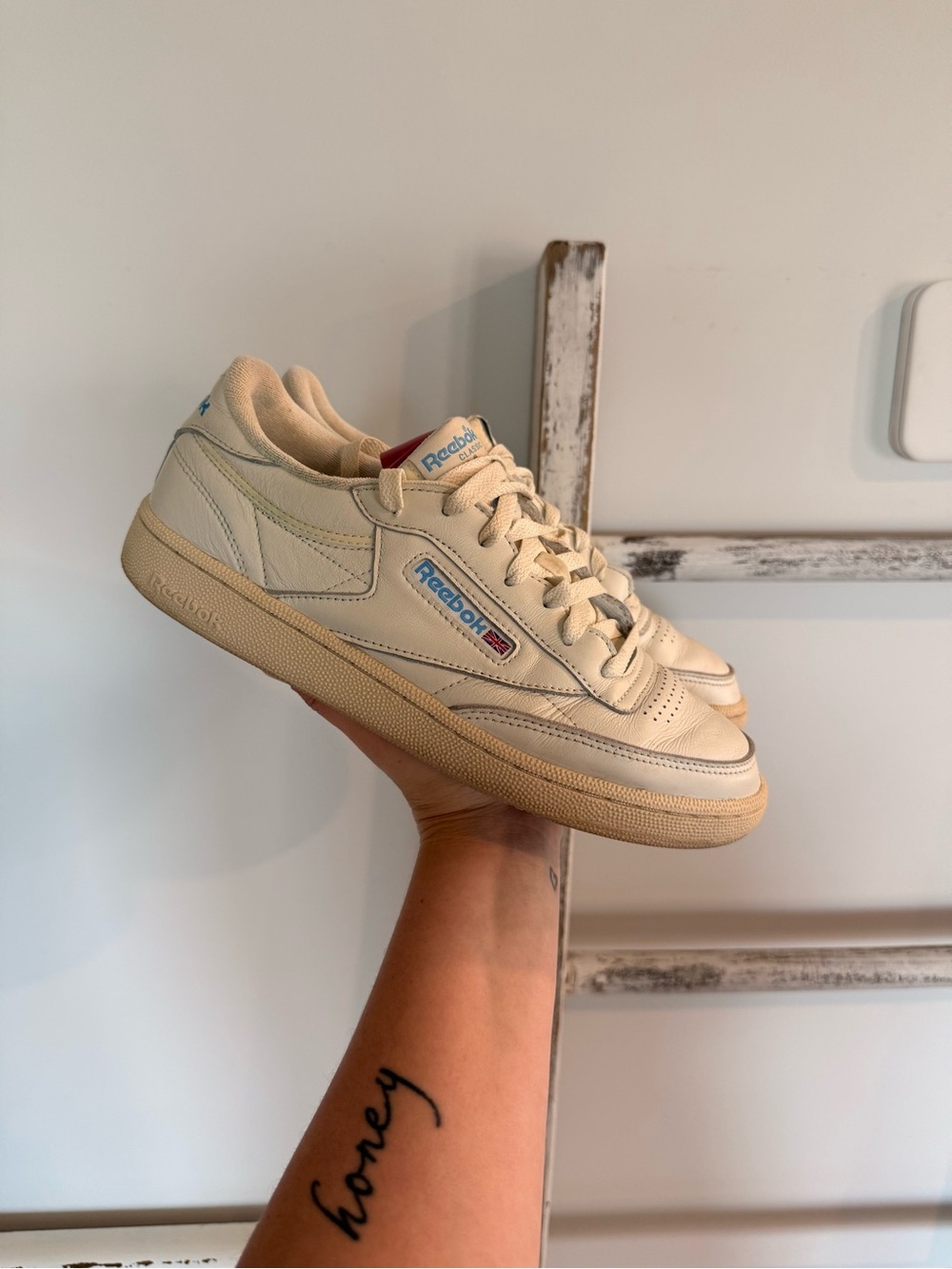Reebok Club C 85 Vintage sneakers Women 10 EURO 41 Pre Owned VGUC